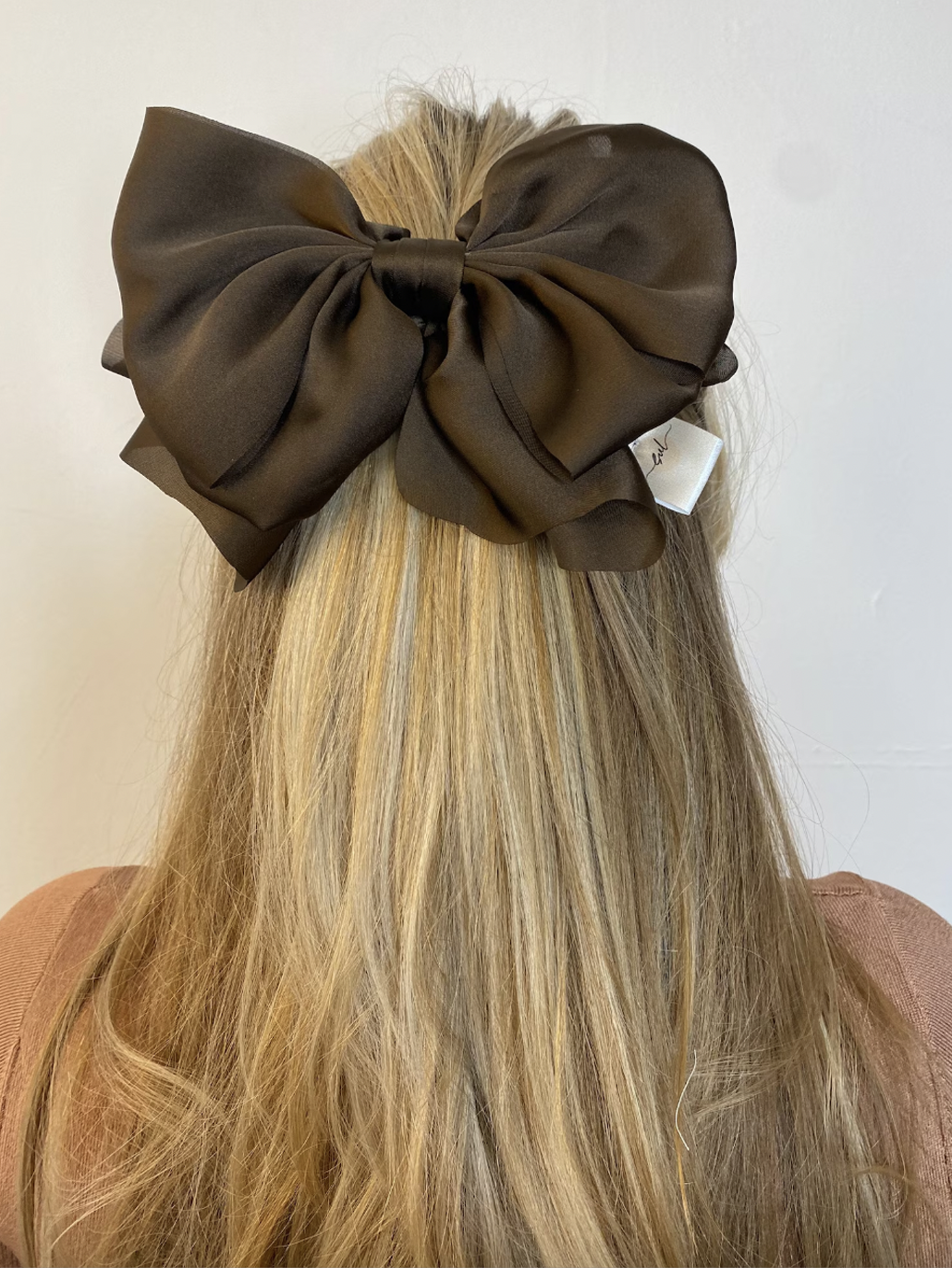 Brown Hair Bow