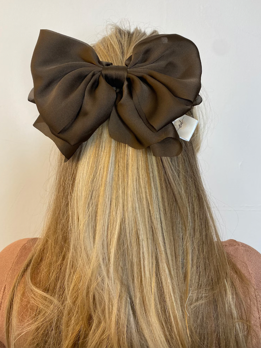 Brown Hair Bow