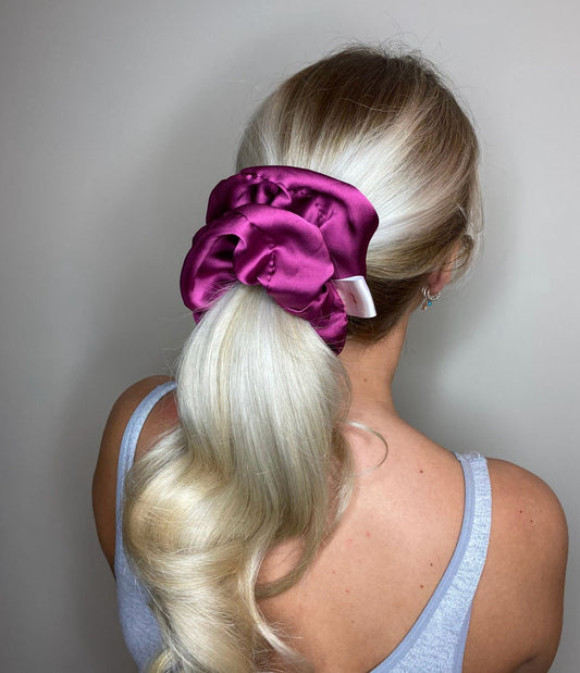 Burgundy Extra Large Hair Scrunchie