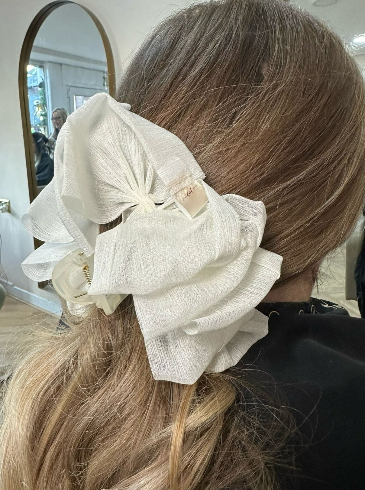 Shimmer Large Scrunch Claw Clip Duo
